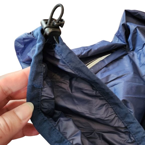 Eddie Bauer Jacket Men's Size XL Blue Windbreaker Hooded Pockets Zipped - Picture 8 of 14